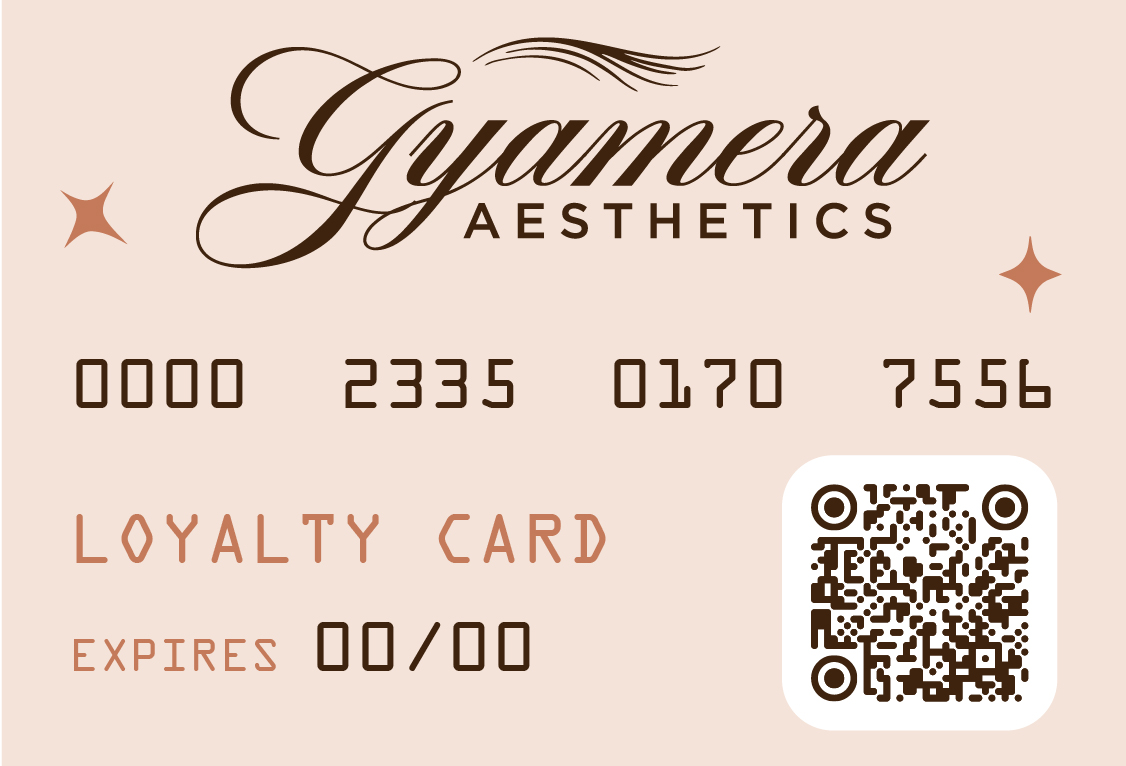 Gyamera Aesthetics loyalty card